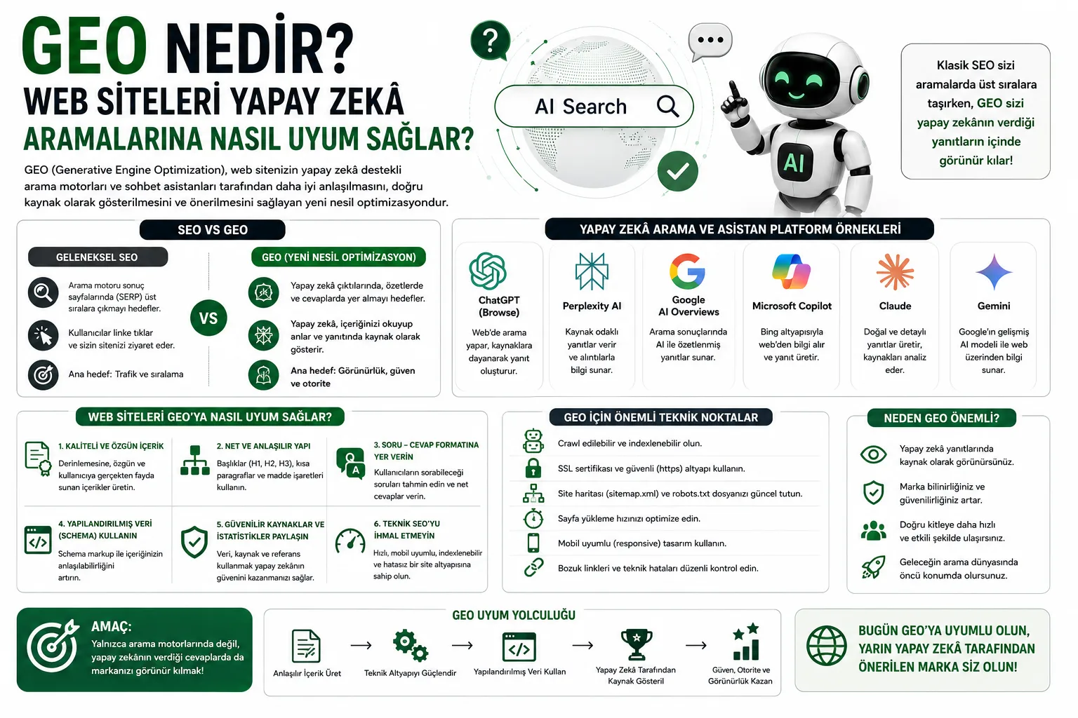 GEO Nedir? Web Siteleri Yapay Zekâ Aramalarına Nasıl Uyum Sağlar?