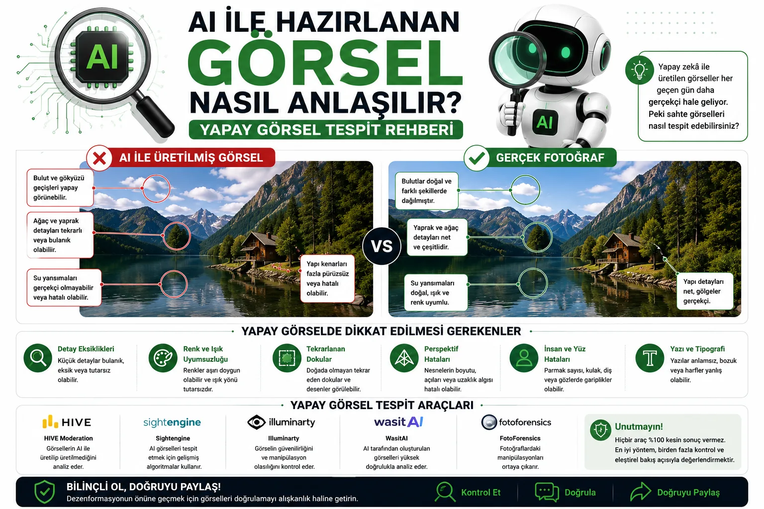 AI ile Hazırlanan Görsel Nasıl Anlaşılır? Yapay Görsel Tespit Reh