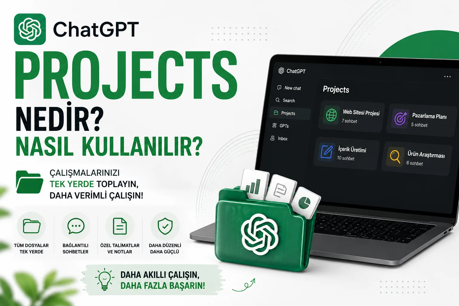 ChatGPT Projects Nedir? Nasıl Kullanılır?