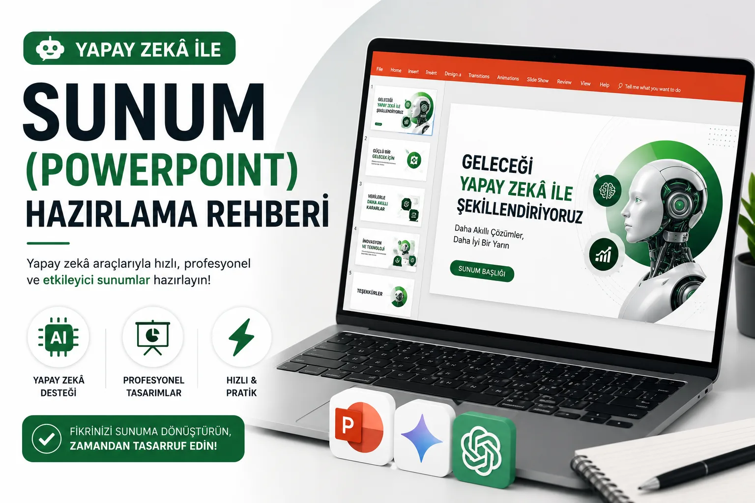 Yapay Zekâ ile Sunum (PowerPoint) Hazırlama Rehberi